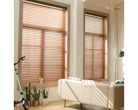 window wooden blinds